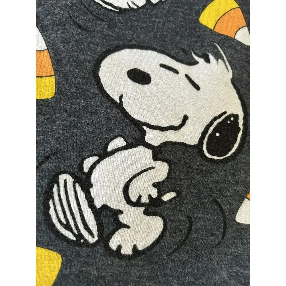 Peanuts Snoopy Halloween Fall Harvest Pajamas 5T 100% Cotton Candy Corn 2024